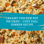 Creamy Chicken Pot Pie Orzo Recipe