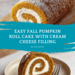 Fall Pumpkin Spice Roll Cake Recipe