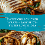 Sweet Chili Chicken Wraps: A Spicy-Sweet Lunch Favorite! Recipe