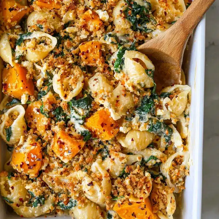 Pumpkin Feta Pasta Recipe