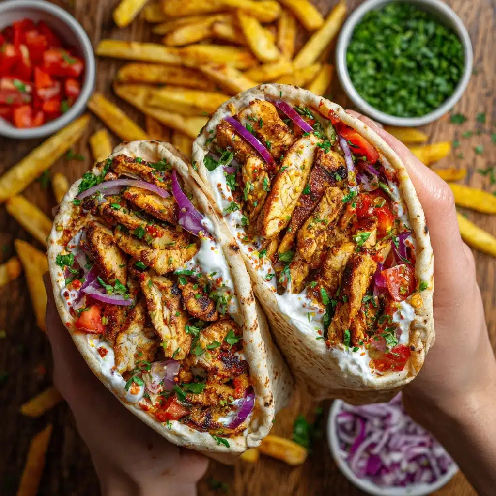 Chicken Shawarma Wrap Recipe - Recipe Image