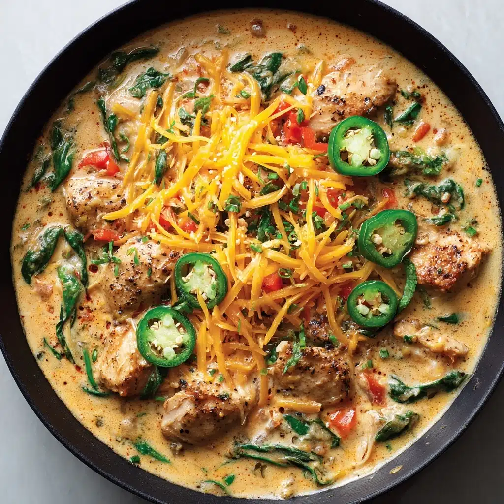 Creamy Jalapeño Chicken Skillet Recipe - Recipe Image