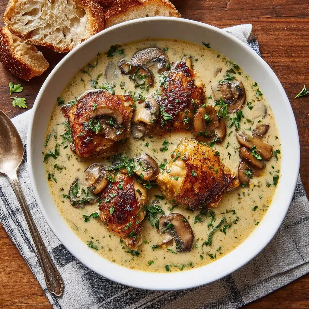 Rotisserie Chicken Mushroom Soup Recipe - Recipe Image