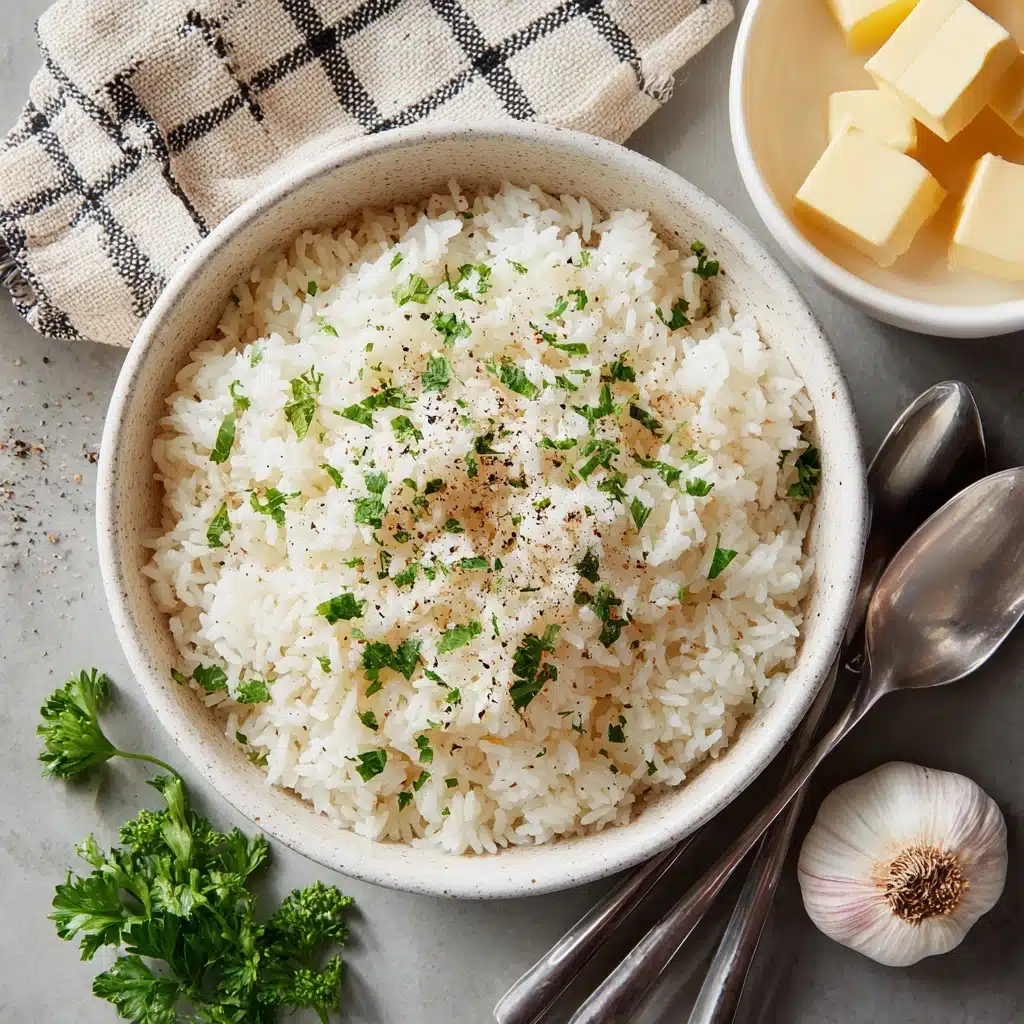Garlic Butter Rice Recipe - Recipe Image
