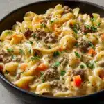 The Best Crockpot Garlic Parmesan Chicken Pasta Recipe