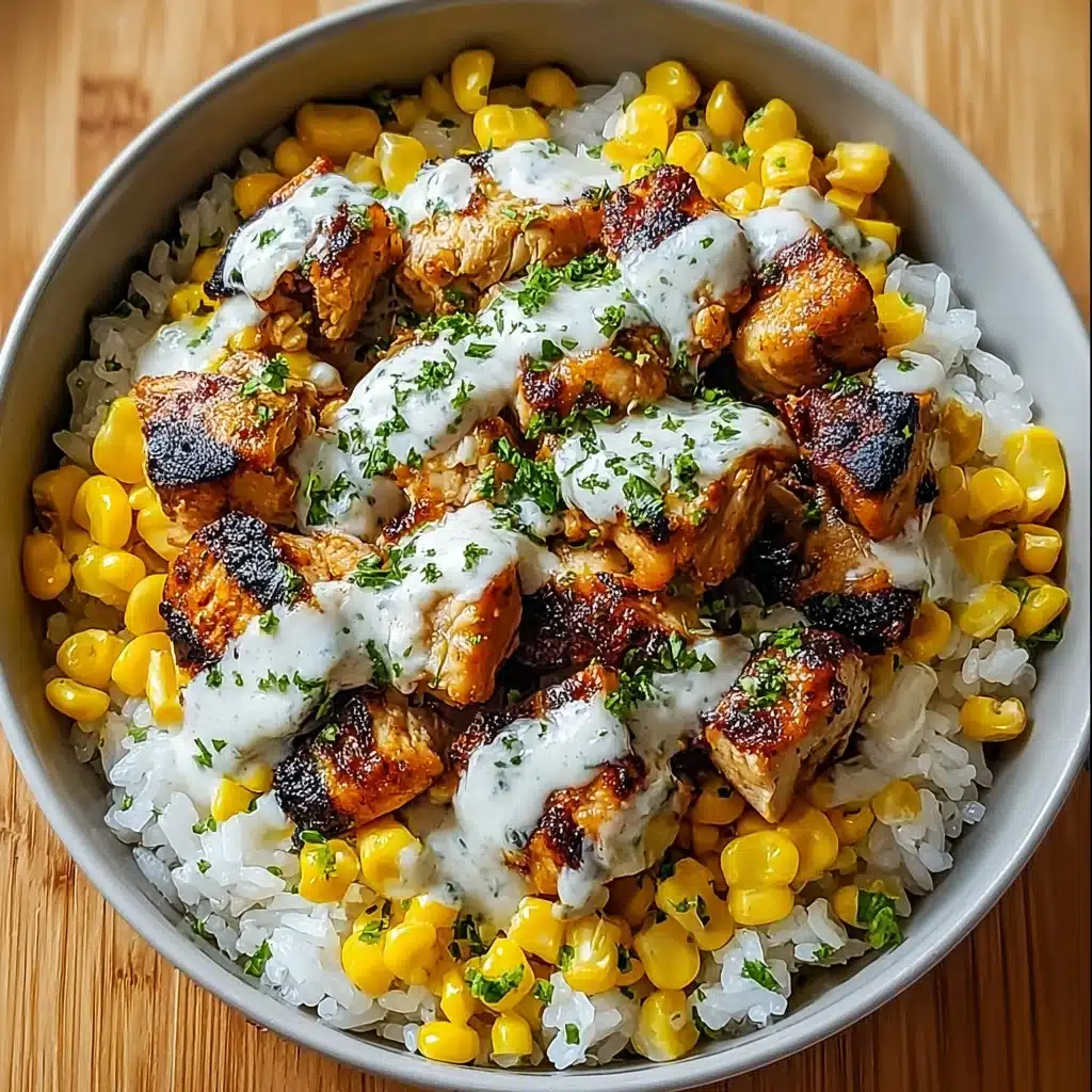 Delicious Street Corn Chicken Rice Bowl Recipe - Recipe Image