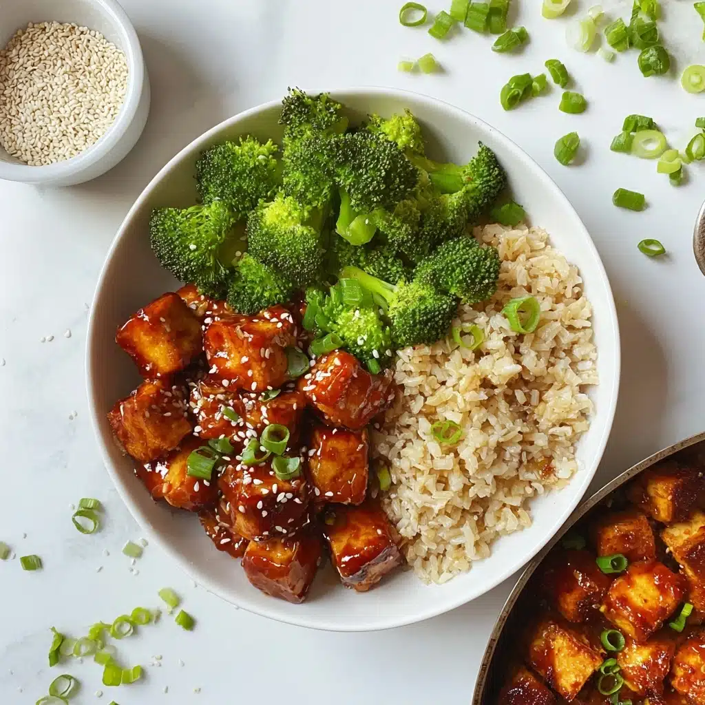 Sticky Tofu Bowl Recipe - Recipe Image