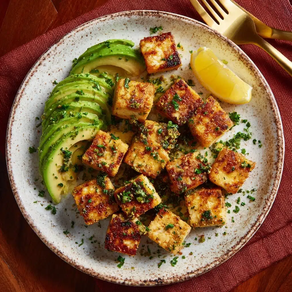 crispy air fryer tofu nuggets Recipe - Recipe Image