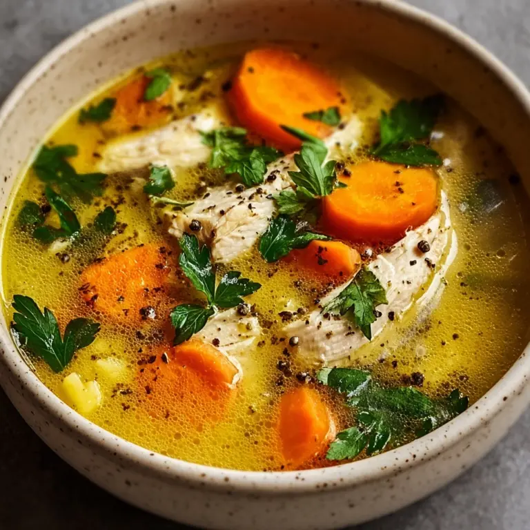 Anti-Inflammatory Turmeric Chicken Soup Recipe