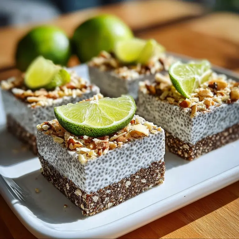 ding Bars with Zesty Coconut Lime Flavor Recipe