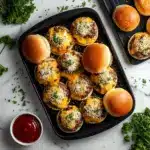 Irresistible Garlic Parmesan Cheeseburger Bombs Recipe