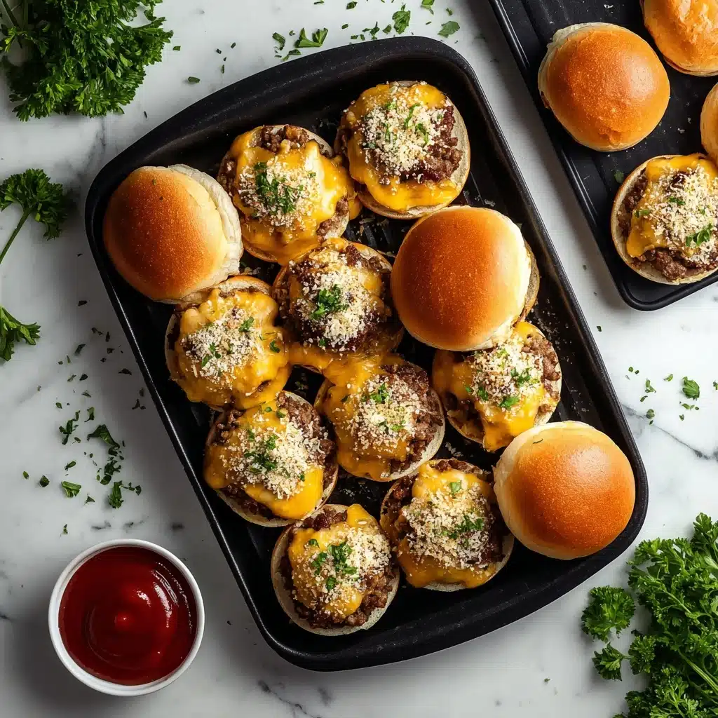 Irresistible Garlic Parmesan Cheeseburger Bombs Recipe