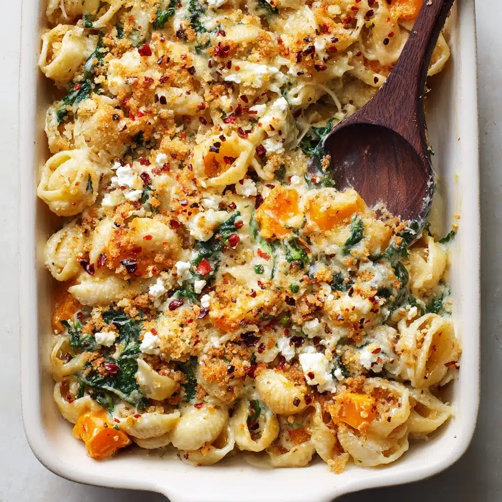 Pumpkin Feta Pasta Recipe - Recipe Image