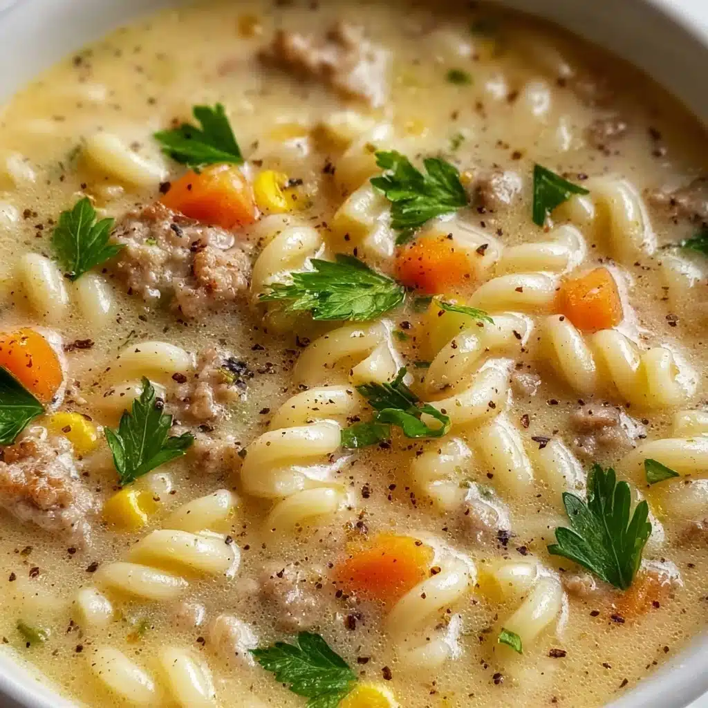 Hamburger Soup with Macaroni Recipe - Recipe Image