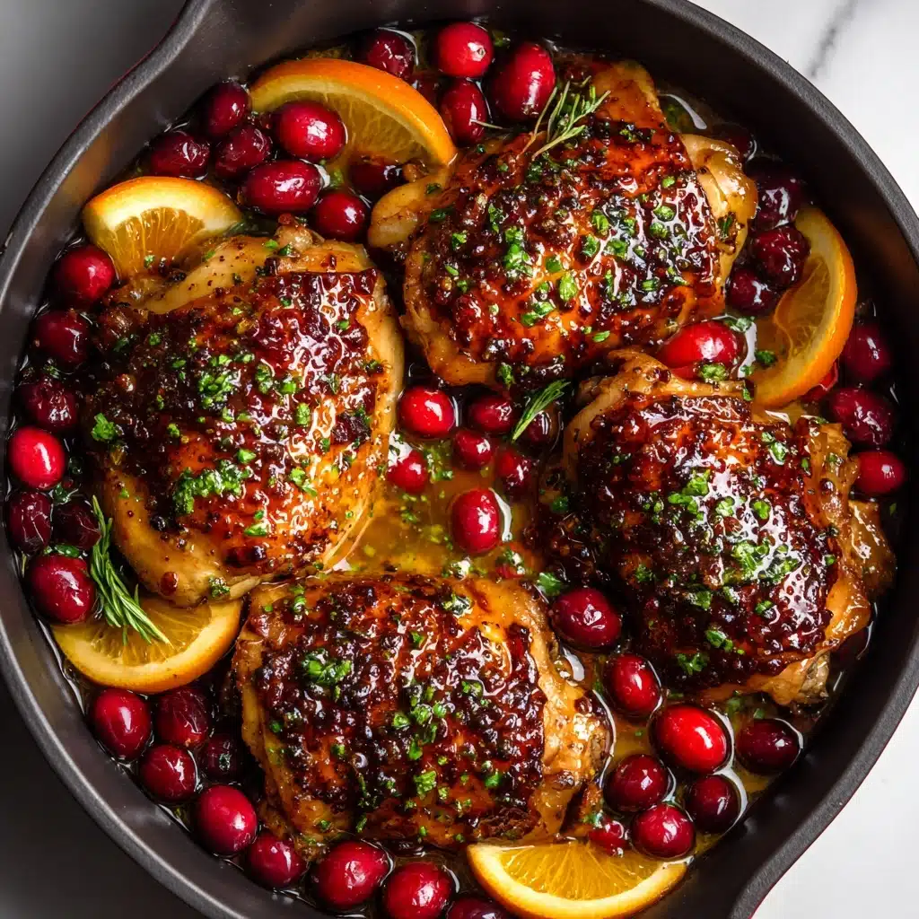 Cranberry Orange Chicken Recipe - Recipe Image