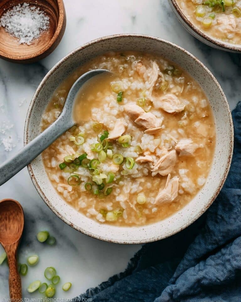 Creamy Chicken Congee Recipe