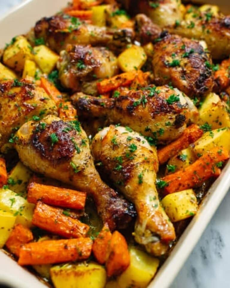 Crazy Good Herb-Roasted Chicken & Veggie Tray Bake Recipe