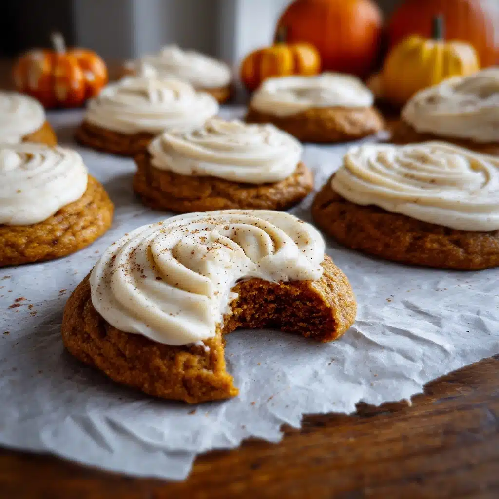 Pumpkin Sugar Cookies with Cream Cheese Frosting Recipe