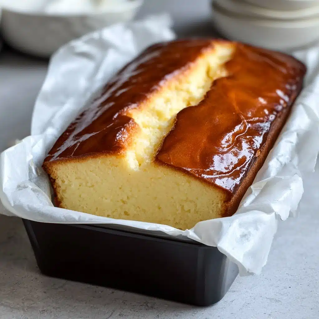 Burnt Basque Cheesecake in a Loaf Pan Recipe
