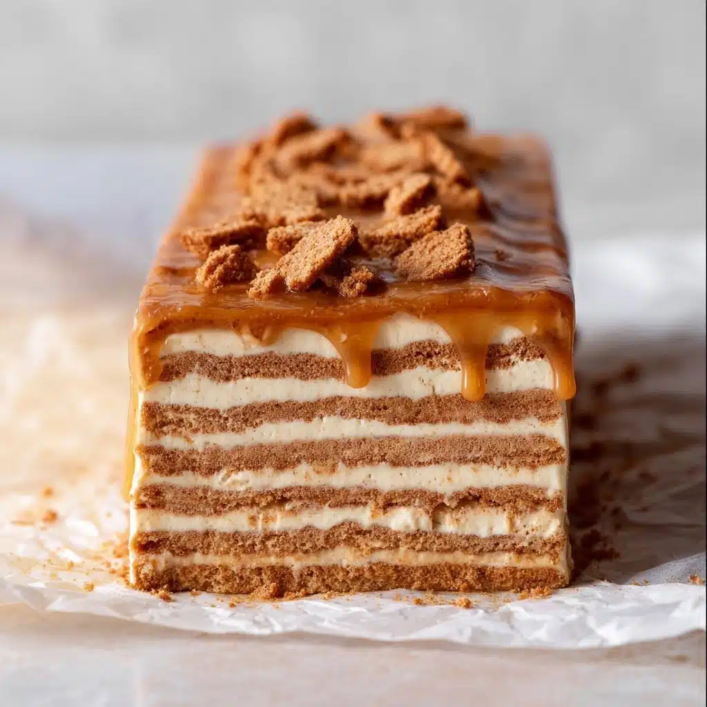 No-Bake Cookie Butter Icebox Cake (with Speculoos) Recipe