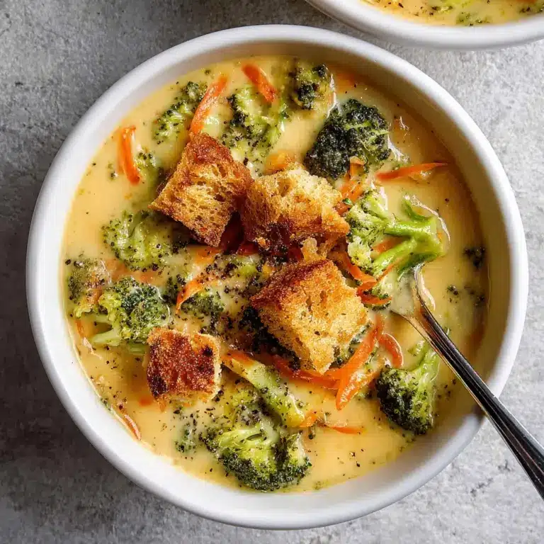 Broccoli Cheddar Soup Recipe