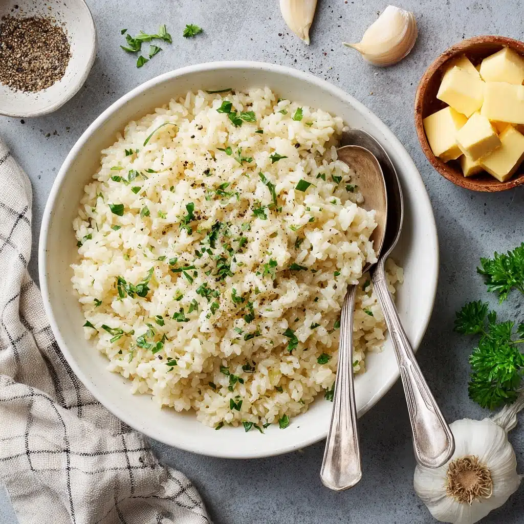 Garlic Butter Rice Recipe - Recipe Image