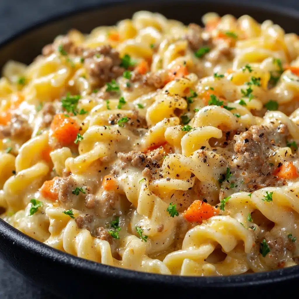 The Best Crockpot Garlic Parmesan Chicken Pasta Recipe - Recipe Image
