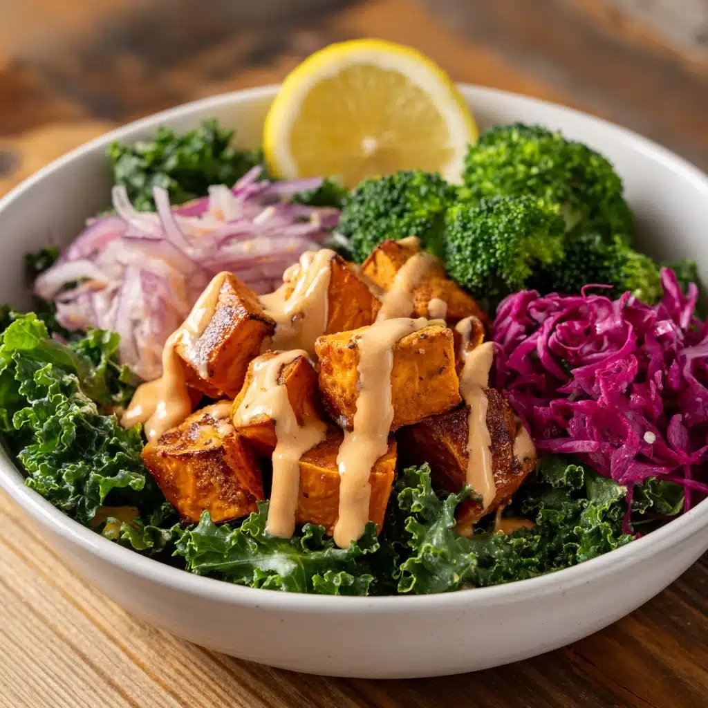 Thai Peanut Sweet Potato Buddha Bowl Recipe - Recipe Image