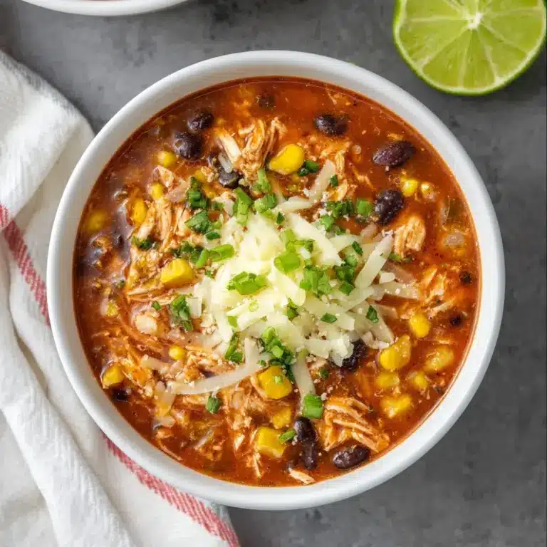 Easy Chicken Taco Soup Recipe
