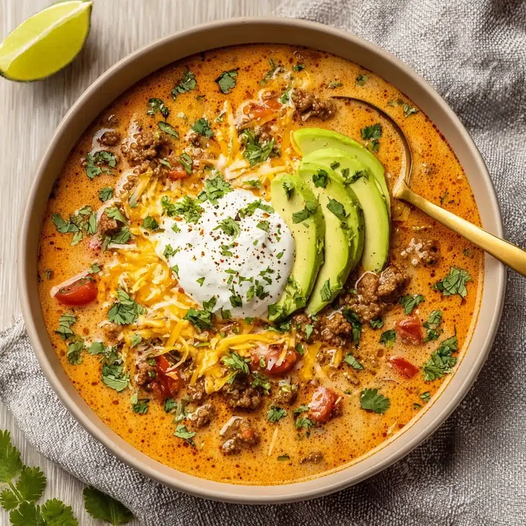 Keto Taco Soup Recipe - Recipe Image