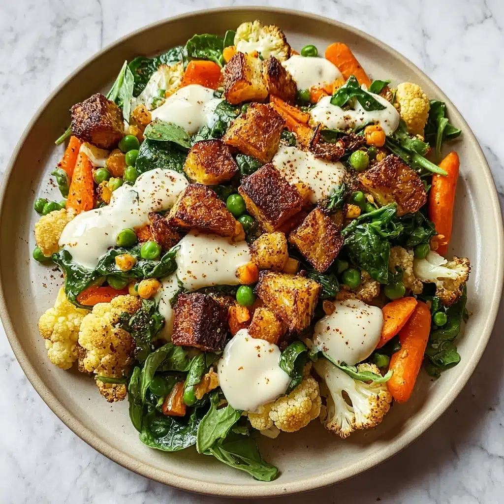 Anti-Inflammatory Glow Bowl with Tahini Yogurt Recipe - Recipe Image