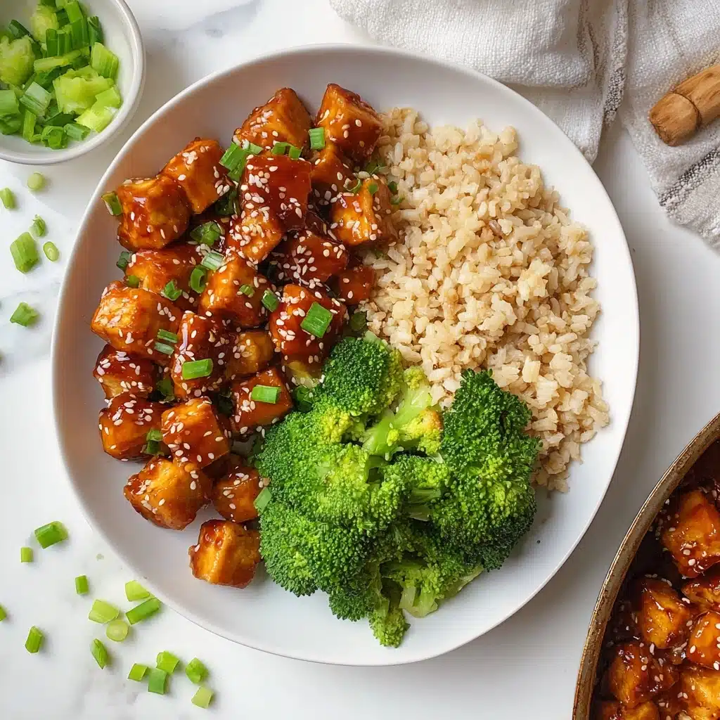 Sticky Tofu Bowl Recipe - Recipe Image