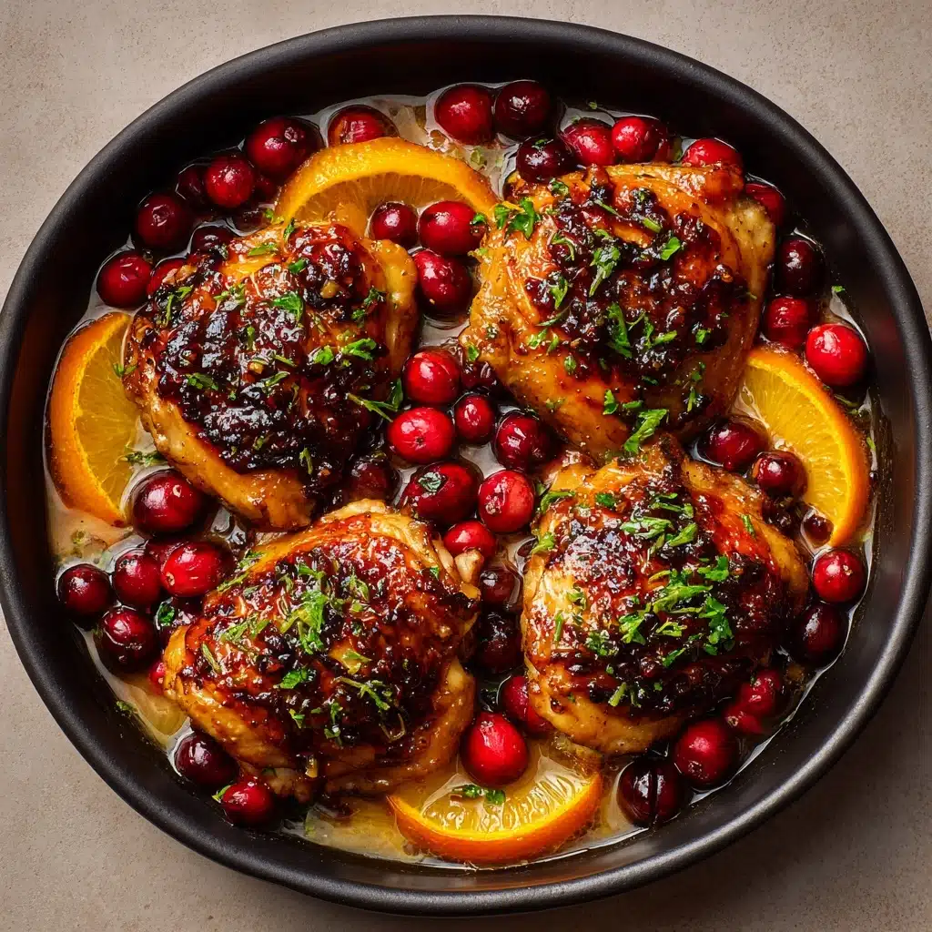 Cranberry Orange Chicken Recipe - Recipe Image