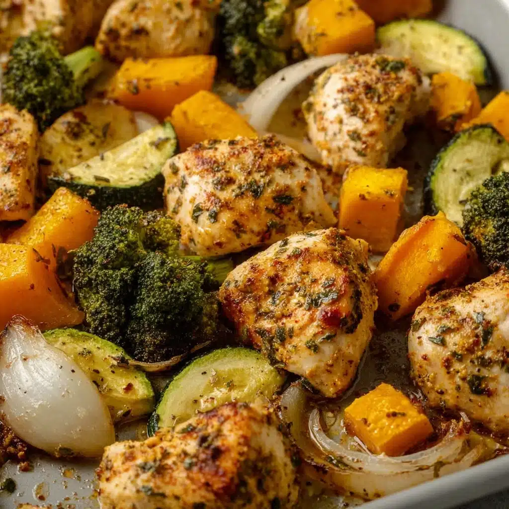 Sheet Pan Chicken and Veggies Recipe - Recipe Image