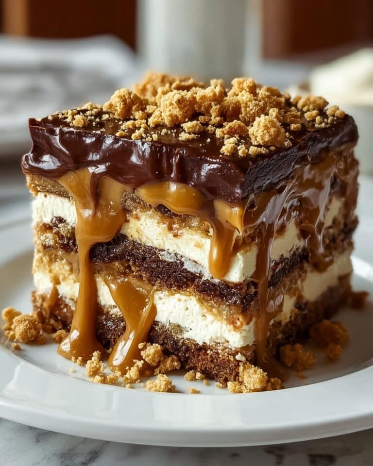 Peanut Butter Crunch Lasagna: A Delectable Dessert Delight! Recipe