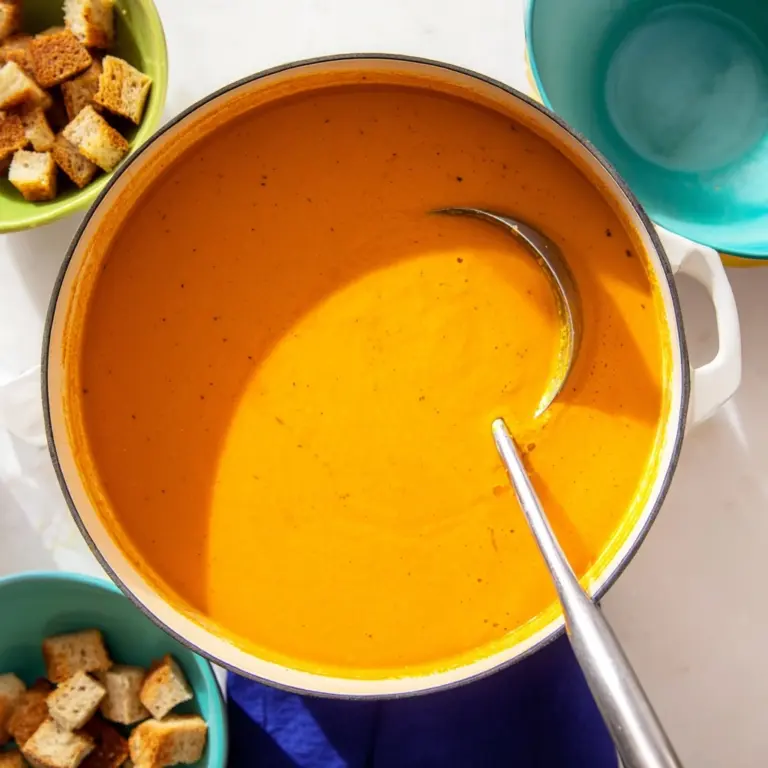 Fresh Tomato Soup with Roma Tomatoes Recipe