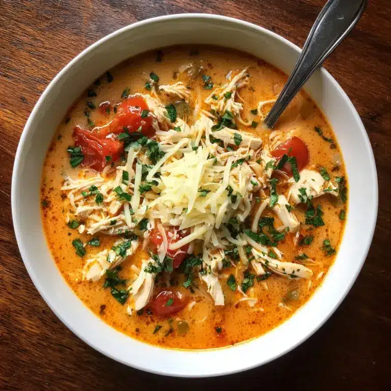Crock Pot Creamy Chicken Parmesan Soup Recipe