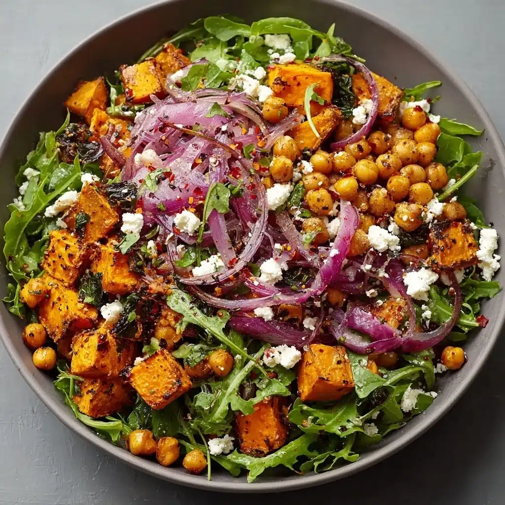 Sweet Potato and Chickpea Salad with Feta and Herbs Recipe