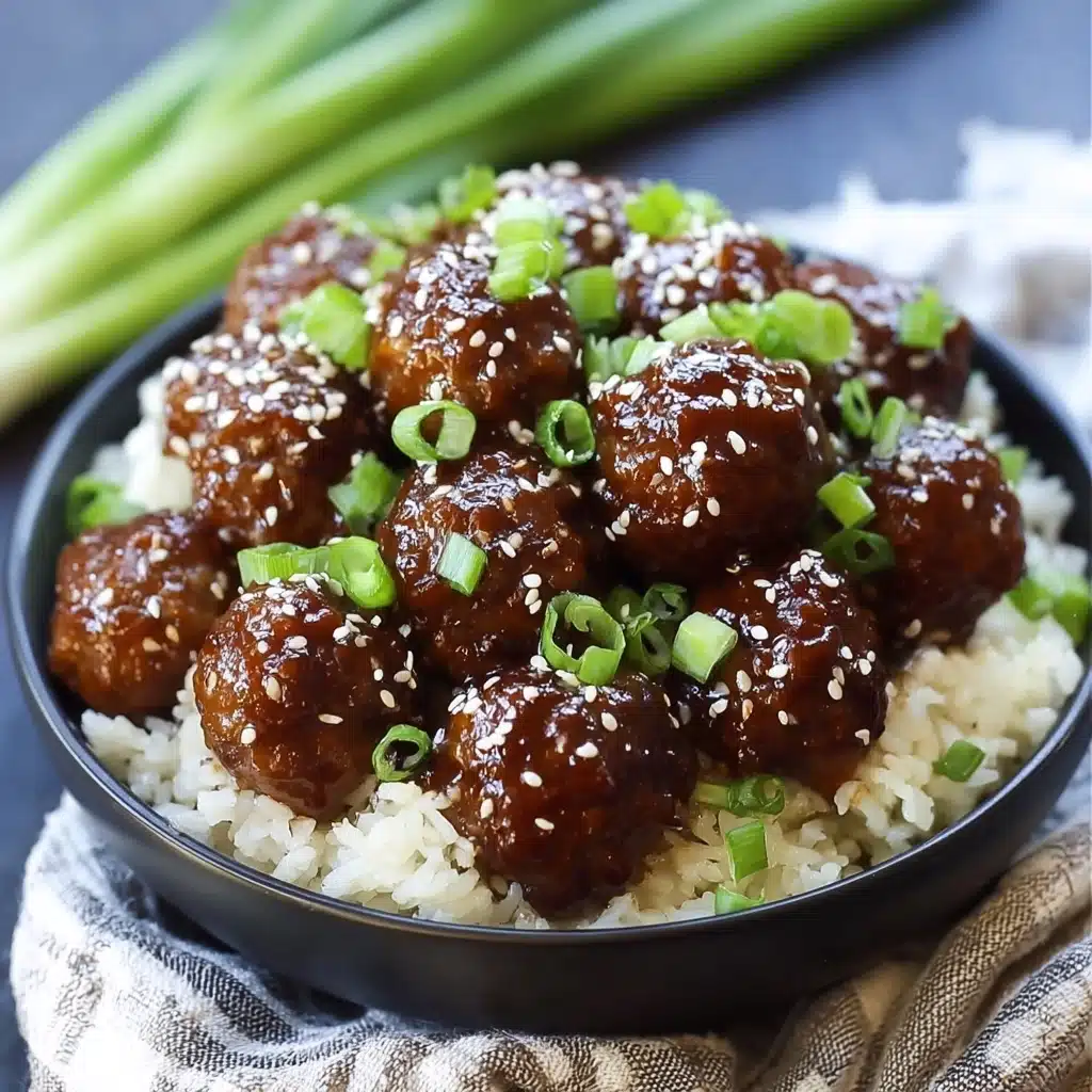 Sticky Asian Glazed Meatballs: Your New Weeknight Winner Recipe - Recipe Image