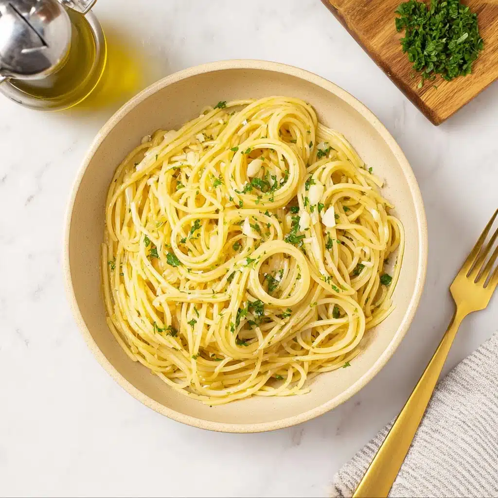 Spaghetti aglio e olio Recipe