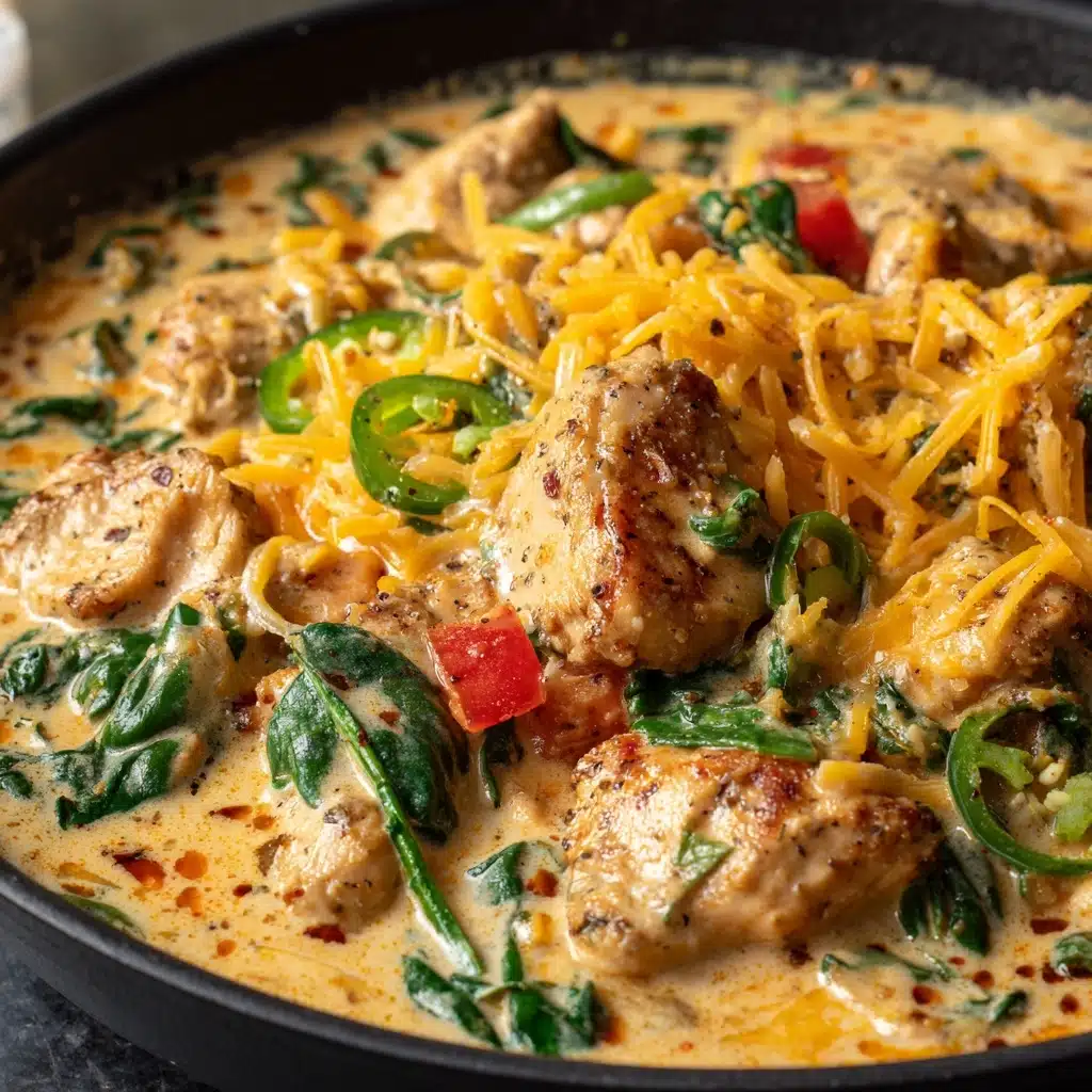Creamy Jalapeño Chicken Skillet Recipe - Recipe Image