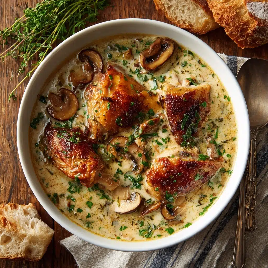 Rotisserie Chicken Mushroom Soup Recipe - Recipe Image