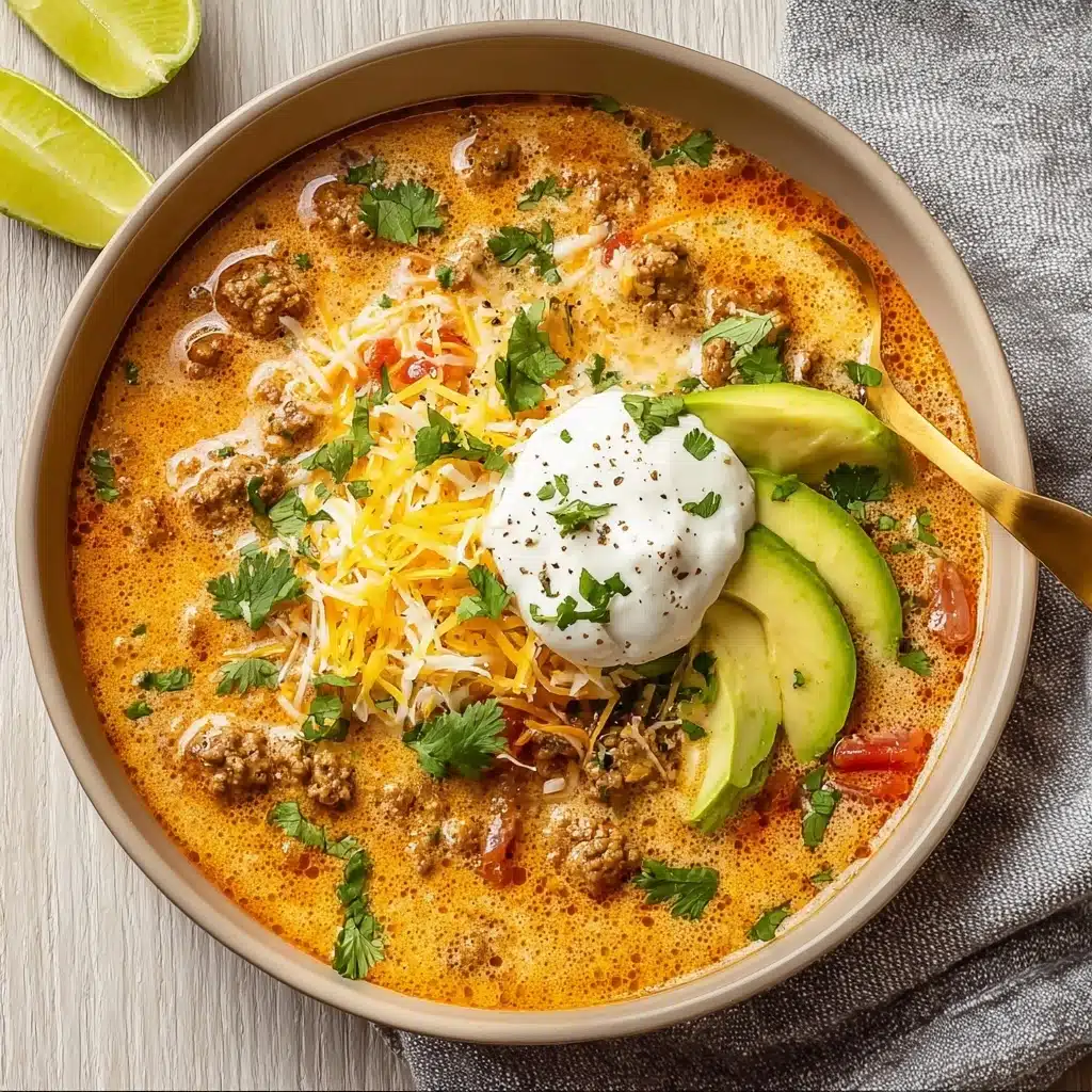 Keto Taco Soup Recipe - Recipe Image