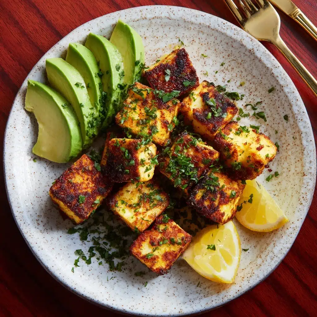 crispy air fryer tofu nuggets Recipe - Recipe Image