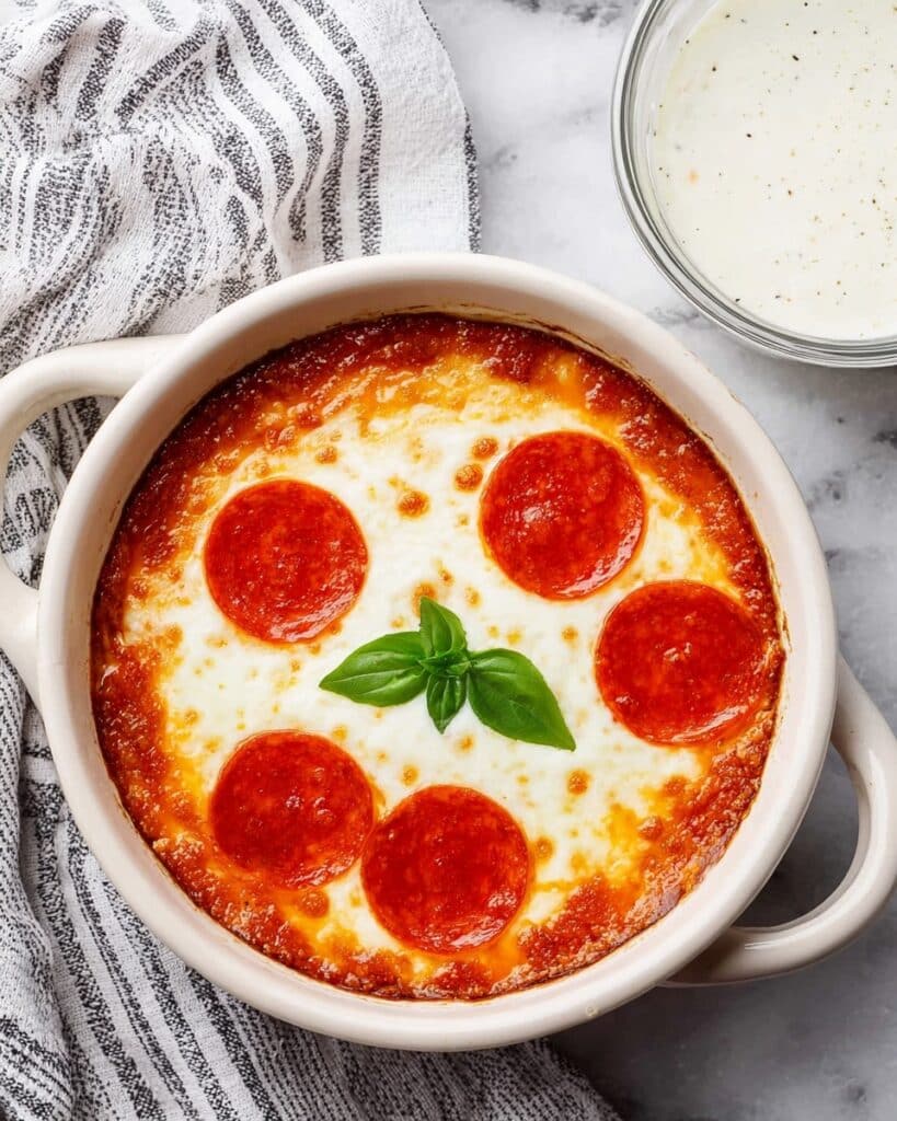 Cottage Cheese Pizza Bowl Recipe
