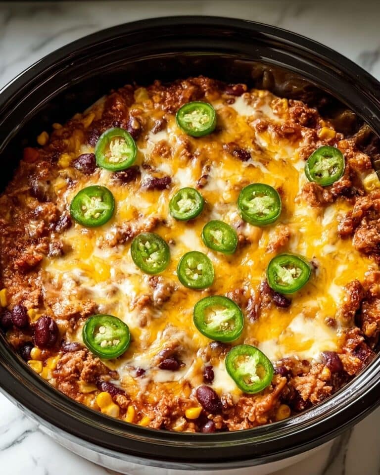 Slow Cooker Taco Casserole Recipe