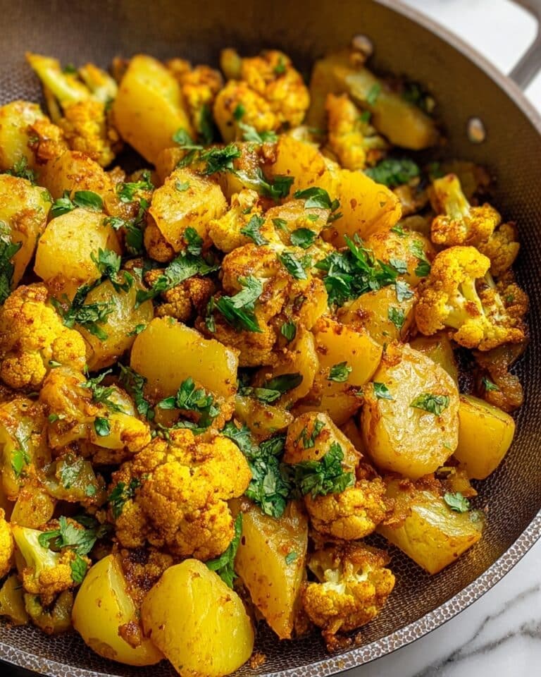 Aloo Gobi (Indian Spiced Potatoes and Cauliflower) Recipe