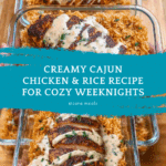 High Protein Creamy Cajun Chicken & Rice Recipe