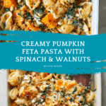 Pumpkin Feta Pasta Recipe