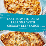 bow tie pasta lasagna Recipe